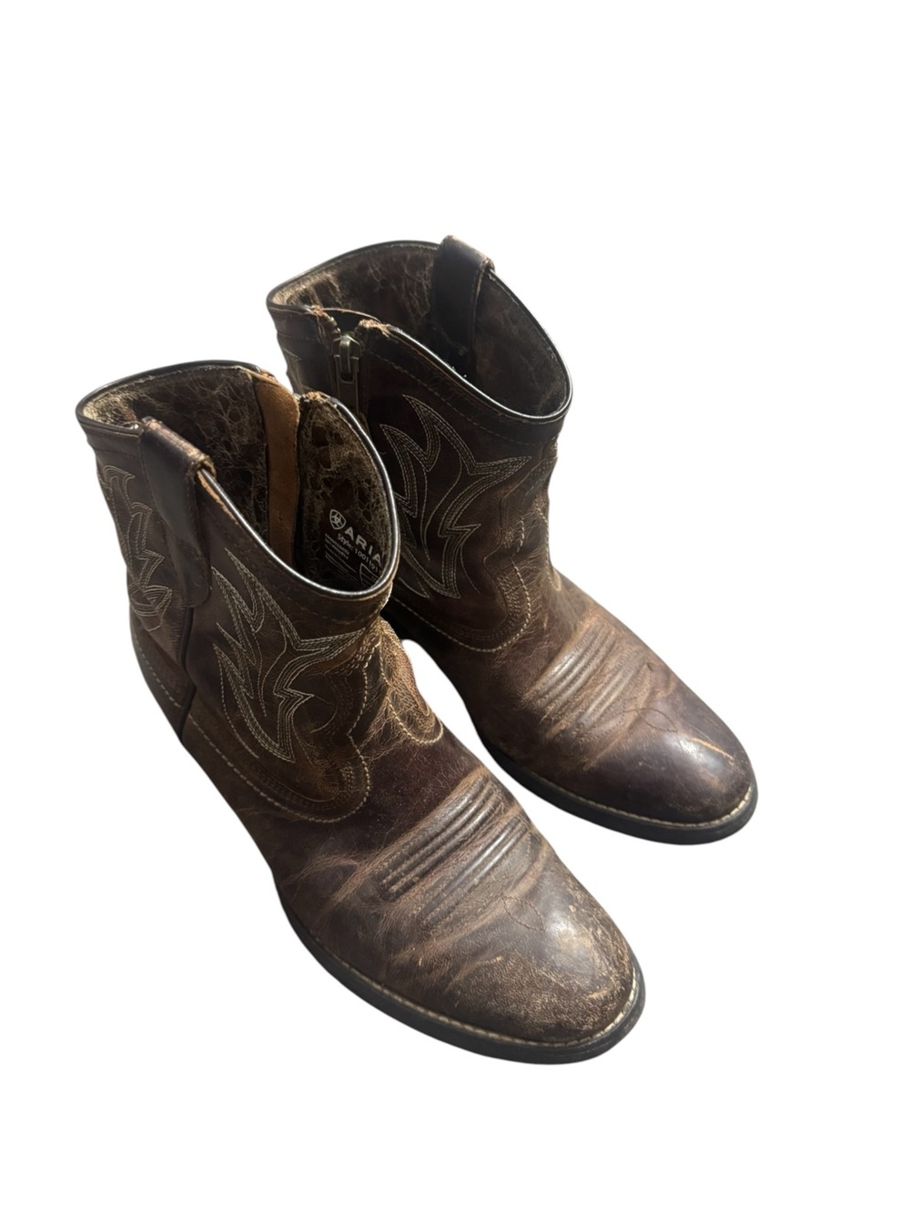 Ariat Billie Distressed Western Cowboy Boots 7.5